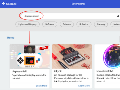 Amazing! KittenBot Newbit Arcade Shield Now Supports Darwing and Controls with micro:bit on MakeCode